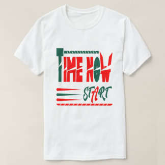 Tijd nu starten t-shirt