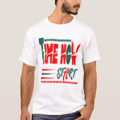 Tijd nu starten t-shirt (Voorkant)