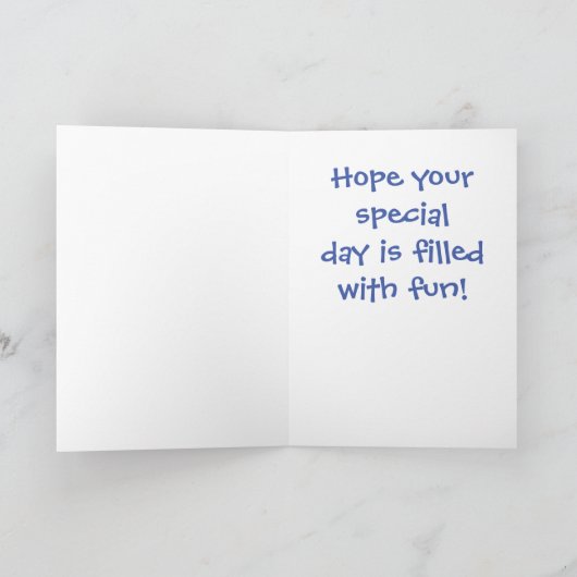 TIJD OM "12e" VERJAARDAG Kaart TE VIEREN (Binnen)