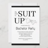 Tijd om aangepaste Mannen vrijgezellenfeest passen Kaart (Voorkant)