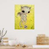 Tijd om afdrukken ongedaan te maken poster (Keuken)