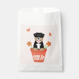 Tijd om Australian Shepherd Dog te betalen Bedankzakje