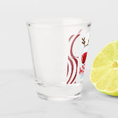 “Tijd om Blitzened te krijgen” Shotglas Shot Glas (Links)