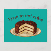 Tijd om Cake te eten Briefkaart (Voorkant)
