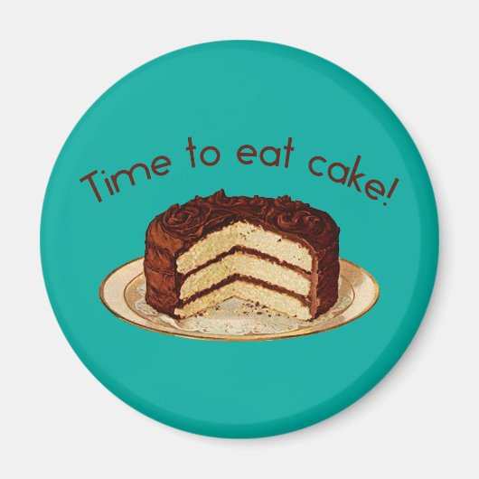 Tijd om cake te eten magneet (Voorkant)
