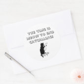 Tijd om Catalling Sticker te beëindigen (Envelop)