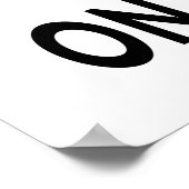 Tijd om Champagne Black & White Poster te Drinken (Hoek)