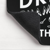 Tijd om Champagne Holiday Black Muismat te Drinken (Hoek)