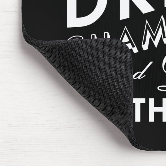 Tijd om Champagne-Muismat te Drinken Muismat (Hoek)