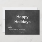 Tijd om champagne te drinken Vakantie Fotokaart Feestdagenkaart (Achterkant)