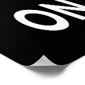 Tijd om champagne te drinken Zwarte Poster (Hoek)