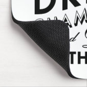 Tijd om Champagne White Muismat te Drinken (Hoek)