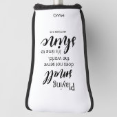 TIJD OM Christelijke Monogram PUTTER TE SCHUDDEN Golfheadcover (Draai 90)