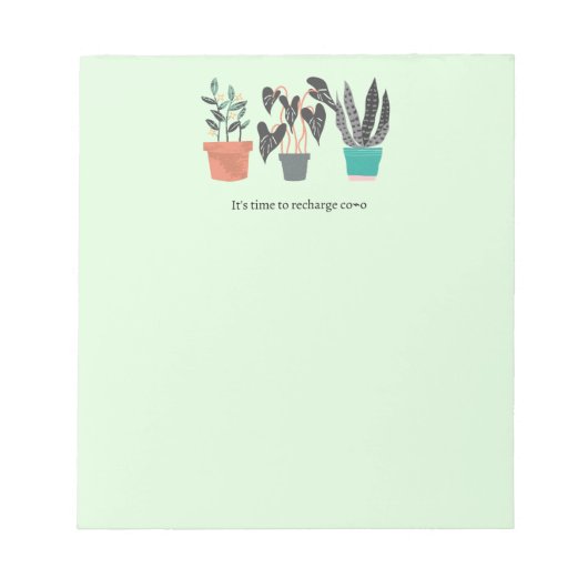 Tijd om cono opnieuw op te laden notitieblok (Voorkant)