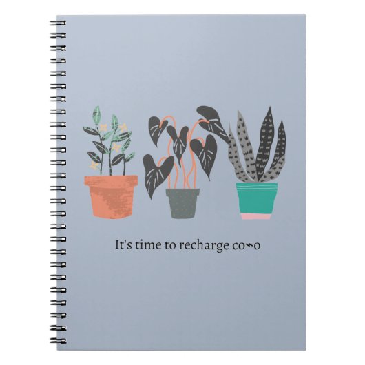 tijd om cono opnieuw op te laden notitieboek (Voorkant)