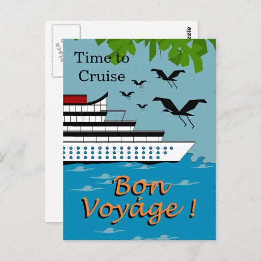 TIJD OM CRUISE_BON REIS postkaart (Voorkant / Achterkant)