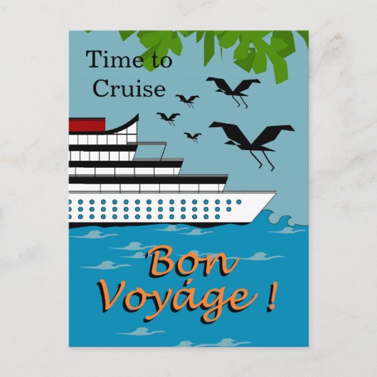 TIJD OM CRUISE_BON REIS postkaart (Voorkant)