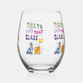 Tijd om dat glas weer op te pakken (Achterkant)