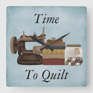 Tijd om de acrylklok te verdunnen vierkante klok