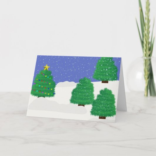 Tijd om de boel op te knappen Kerstmis Feestdagen Kaart (Voorkant)