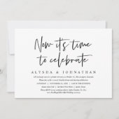 Tijd om de Casual bruiloft te vieren Kaart (Voorkant)