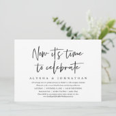 Tijd om de Casual bruiloft te vieren Kaart (Staand voorkant)