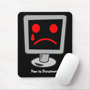 Tijd om de computer los te koppelen muismat