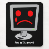 Tijd om de computer los te koppelen muismat (Voorkant)