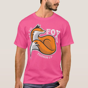 Tijd om de dingen op te lossen, grappige woordspel t-shirt