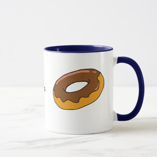 Tijd om de donuts op te eten mok (Rechts)