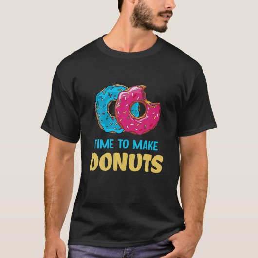 Tijd om de donuts te maken t-shirt (Voorkant)