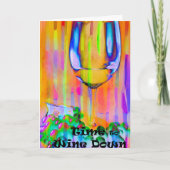 Tijd om de groet omlaag te draaien kaart (Voorkant)