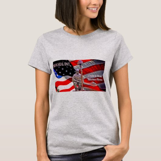 Tijd om de helden van Amerika te eren T-shirt (Voorkant)