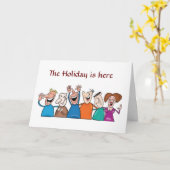 TIJD OM DE HOLIDAY TE 'NEMEN'!!! CHRISTMAS-KAART KAART (Gele Bloem)