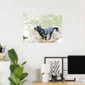 Tijd om de hond te lopen poster (Thuiskantoor)