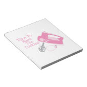 Tijd om de koekjes te maken! notitieblok (Schuin)