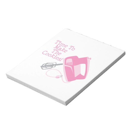 Tijd om de koekjes te maken! notitieblok (Linkerzijde)
