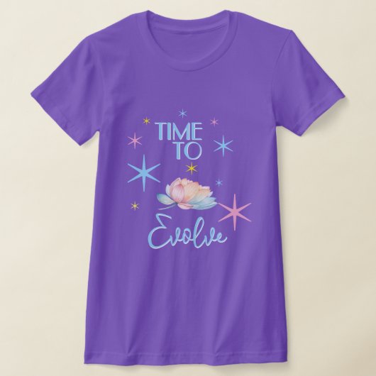 Tijd om de Kosmische Lotus T-Shirt te evolueren (Laagn)