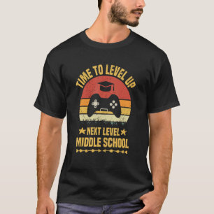 Tijd om de middelbare school videogamer te laten s t-shirt