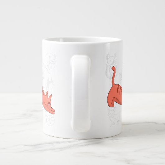 Tijd om de Mok van de Koffie van twee toonapparate (Achterkant)