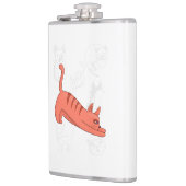 Tijd om de Mok van de Koffie van twee toonapparate Heupfles (Links)