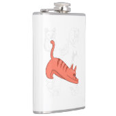 Tijd om de Mok van de Koffie van twee toonapparate Heupfles (Rechts)