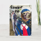 TIJD OM "DE PARTIJ TE BEGINNEN" KAART (Voorkant)