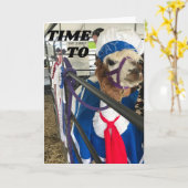 TIJD OM "DE PARTIJ TE BEGINNEN" KAART (Gele Bloem)