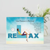 Tijd om de uitnodiging van de Pensioenpartij te he (Staand voorkant)