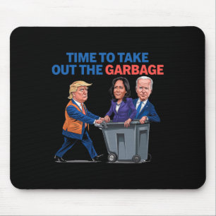 Tijd om de vuilnisbak te verwijderen Funny Garbage Muismat