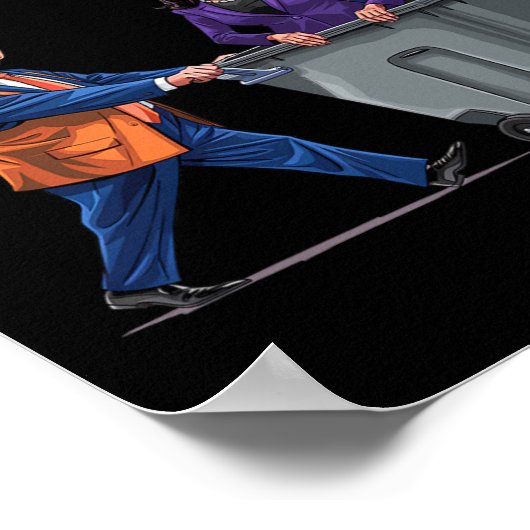 Tijd om de vuilnisbak te verwijderen Funny Garbage Poster (Hoek)