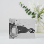 Tijd om de weg naar  Amerika te bewandelen Briefkaart (Staand voorkant)