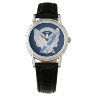 Tijd om Diabetes IDDM Awareness Ribbon Watch te ho Horloge