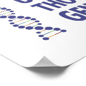 Tijd om die genetische genen te ontrafelen poster (Hoek)